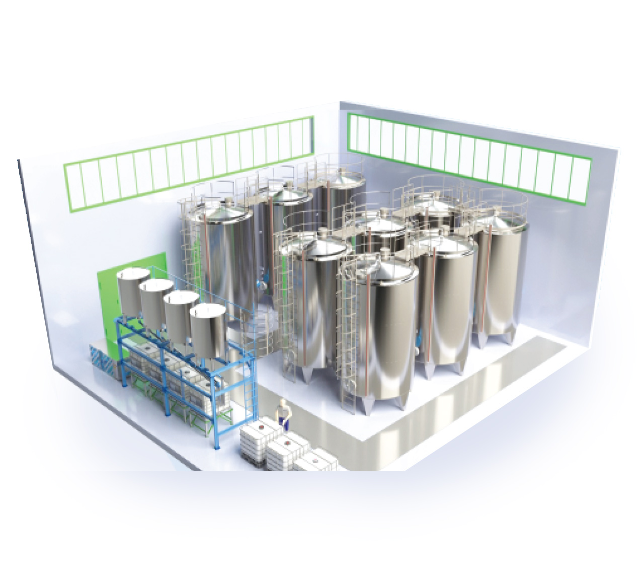 CIP Prosesi ve Y�kama Tanklar�